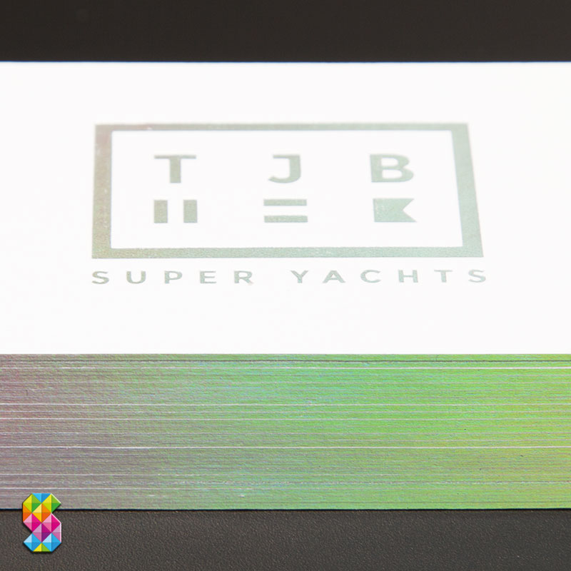 holographic foil business cards
