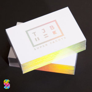 holographic foil business cards